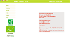 Desktop Screenshot of chevrot.fr